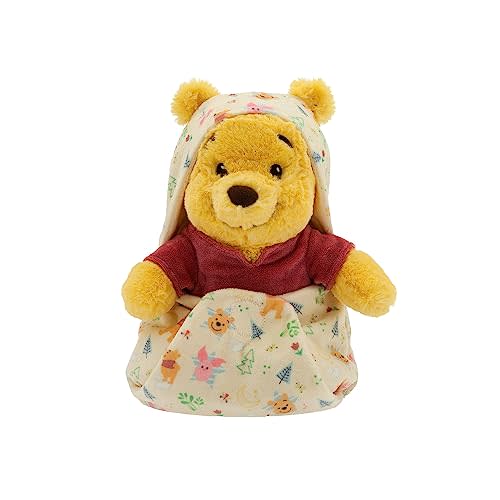 Disney Store Unisex-Children Babies Collection: Stitch Pooh in Swaddle with Detailed Plush Features - Official Soft Toy - Stuffed Animals for Babies - Perfect for Fans & Kids