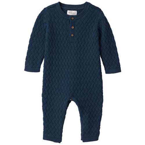 Baby Boys' or Baby Girls' Sweater-Knit Long-Sleeve Jumpsuit