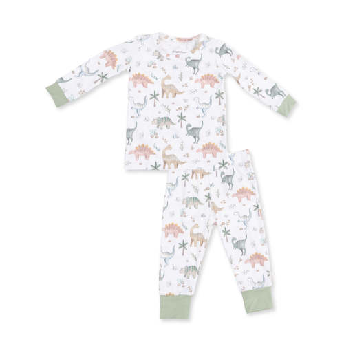 Long Sleeve Loungewear Set, Sweet Baby Dinos