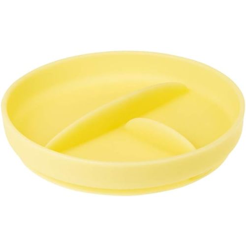 Olababy 100% Silicone Suction Plate | Toddler Plates with Suction | Divided Plates for Kids | Self Feeding Baby Essentials | Food Grade Silicone | Baby Registry Must Haves | Microwave Dinner Plates