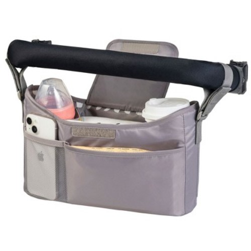 Tiny Twinkle Universal Baby Stroller Organizer Caddy, Gray
