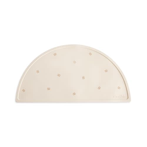 mushie Silicone Placemat for Kids | BPA-Free Non-Slip Design (Pretzel)