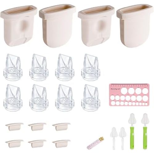 22PCS Breast Pump Replacement Parts Compatible with Eufy E10/E20/S1/S1 Pro