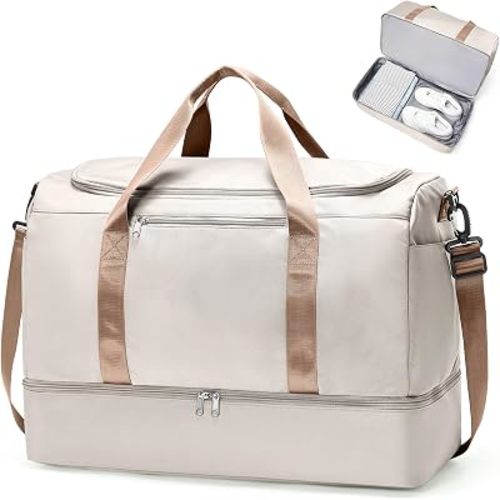 Extra Large Travel Duffel Bag, Carry-On Weekender Bags for Women Travel