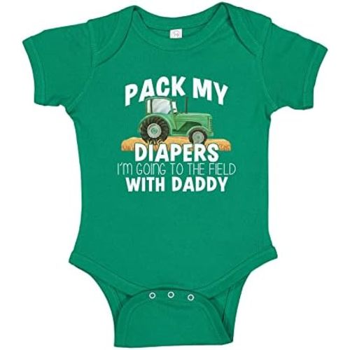 Farmer Baby One Piece Or Toddler T-Shirt I'm Going to The Field with Daddy Farming Clothes