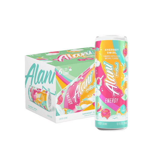 Alani Nu Energy Drink 12 Ounce 6 Pack with 200mg Caffeine Low-Calorie Vegan