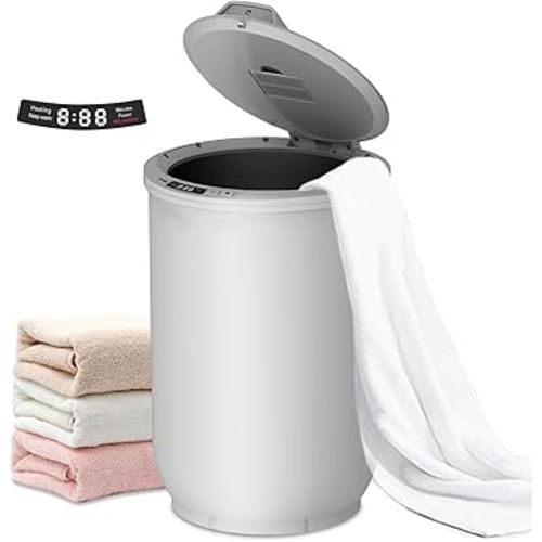 Ultra Large Capacity Towel Warmer Bucket, Rapid Heating with Timer, One-Button Digital Display Control, Safety Lock, Gifts for Him & Her, Auto Shut-Off, Fits 2 Large, Blanket, Bathrobe, Gray