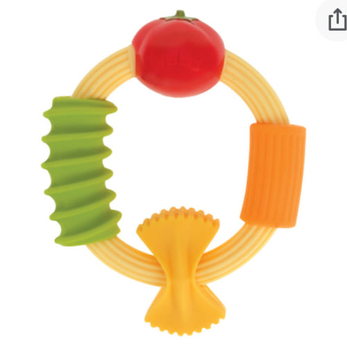 Pasta Silicone Teething Ring