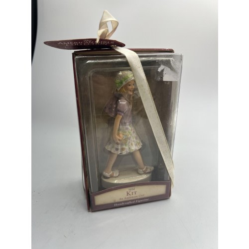 Vintage 2002 Hallmark American Girl Kit Kittredge Figurine Boxed Pleasant Co