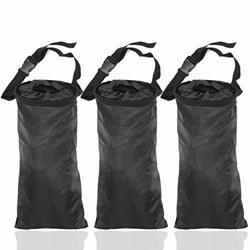 TIHOOD 3PCS trash bags, hanging Detachable garbage bag for Back Seat for Outdoor Traveling Home Use Car Storage Bags