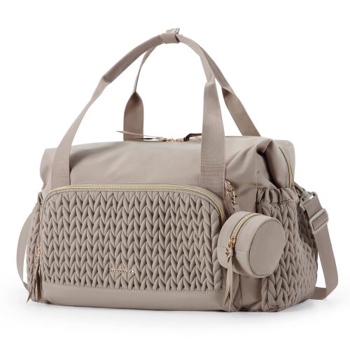 Amazon.com: mommore Diaper Bag Tote Large Travel Baby Bag with Pacifier Case | Portable Changing Pad, Insulated Pocket & Stroller Strap, Baby Essentials Maternity Bag , Hospital Bag for Labor Delivery