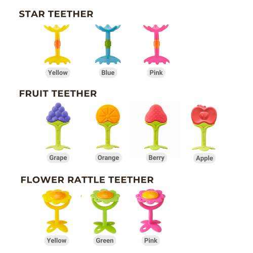 EZ Grip Massaging Teether Set