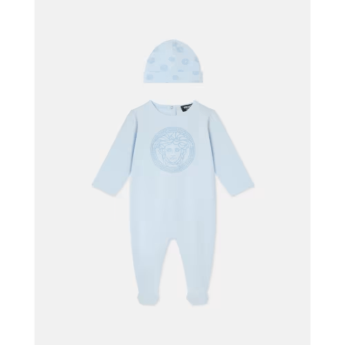 Baby Printed Cotton-Jersey Sleepsuit Set