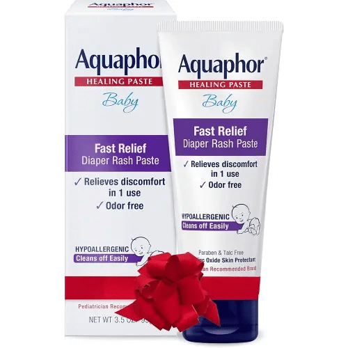 Aquaphor Baby Diaper Rash Paste - For Serious Diaper Rash and Flare-ups - 3.5 Oz. Tube