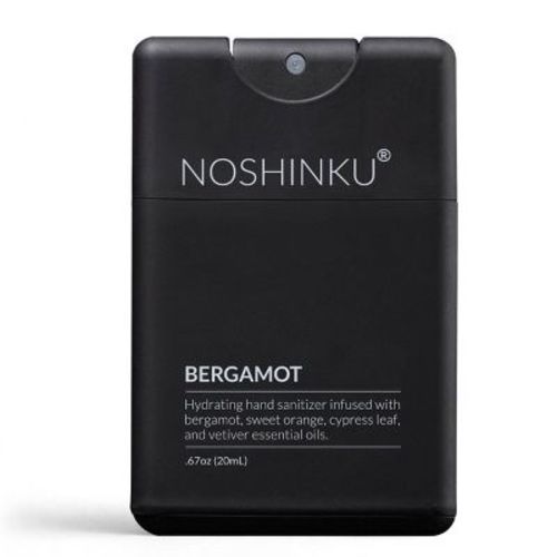 NOSHINKU Refillable Bergamot Ultra Moisturizing Pocket Sanitizer - Travel Size - 20ml