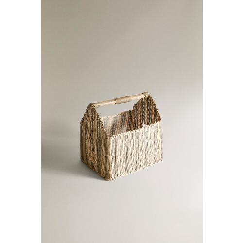 KIDS STRIPED HOUSE BASKET