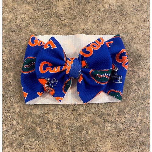 Florida Gators headwrap for baby toddler