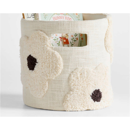 Tufted Daisy Shelf Storage Bin