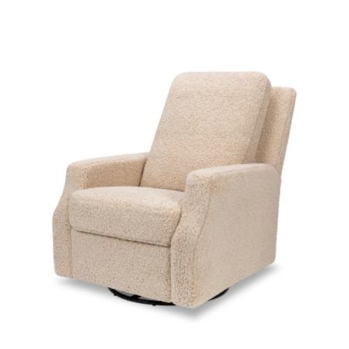 Sigi Recliner and Swivel Glider in Faux Shearling