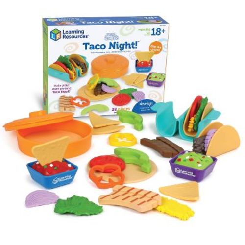 Learning Resources New Sprouts Taco Night!: Toddler Learning Playset with 28 Pieces