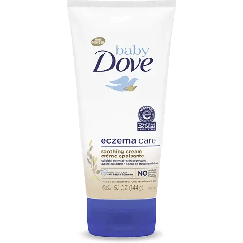 Baby Dove Soothing-Cream To Soothe Delicate Baby Skin Eczema Care No Artificial Perfume or Color, Paraben Free, Phthalate Free 5.1 oz