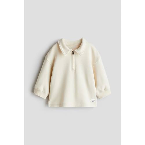 COTTON POLO SWEATSHIRT