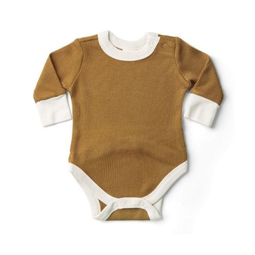 0-3M Goumikids Thermal Organic Cotton Long Sleeve Bodysuit