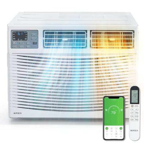 ROVSUN 8000 BTU 115V Window Air Conditioner with Heat