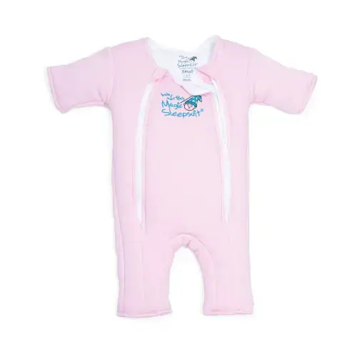 Pink Baby Merlin’s Magic Sleepsuit – Cozy 100% Cotton Baby Sleepwear