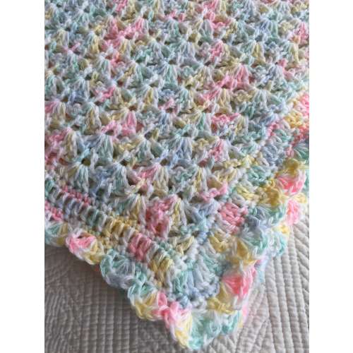 Baby Blanket, Crochet Baby Blanket, Baby Afghan, Soft and Cozy Baby Afghan, Crochet Baby Blanket, Baby Shower Gift, Pastel Pink Blanket,