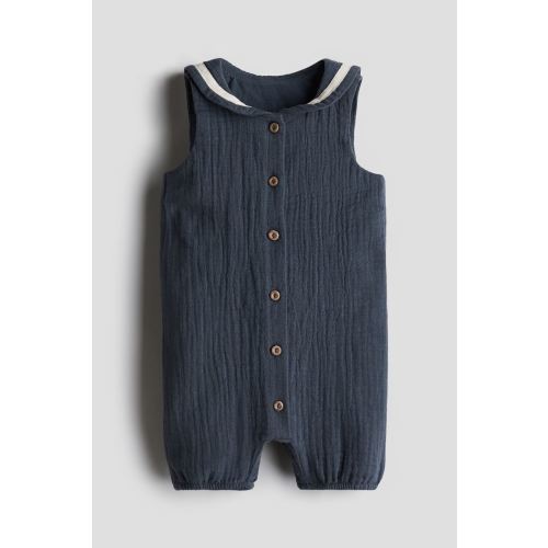Muslin Sailor Romper Suit