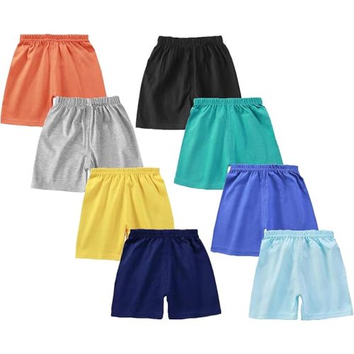 Toddler Baby Boy Elastic Waist Pull On Cotton Shorts for Littler Kids Boys Short Pants Summer Clothes