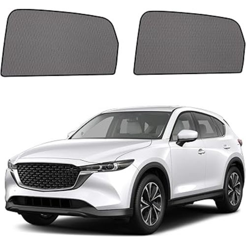 Car Window Shades for 2017-2023 Mazda CX-5 - Rear Side Window Sun Shade for Baby, Breathable Mesh Car Privacy Window Covers, UV Protection and Heat Insulation for Road Trips, Napping, Camping