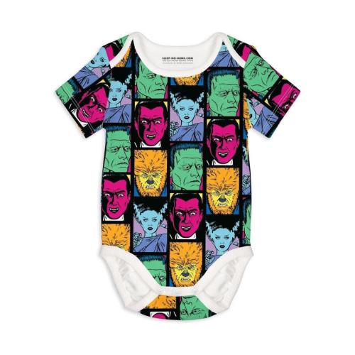 Short Sleeve Baby Bodysuit THE ORIGINAL MONSTERS
