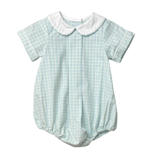 Jack Bubble, Green & Blue Plaid