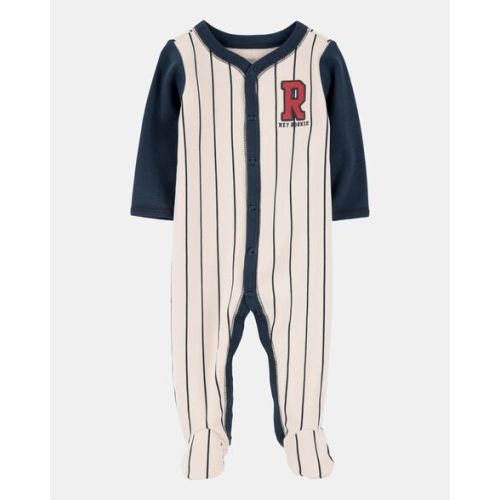 Baby Boy Baseball Rookie Snap Cotton Sleep & Play Pajamas | Carter's