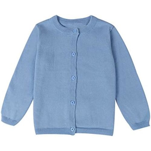 Baby Boys Girls Button-Down Cardigan Toddler Cotton Knit Sweater 12M
