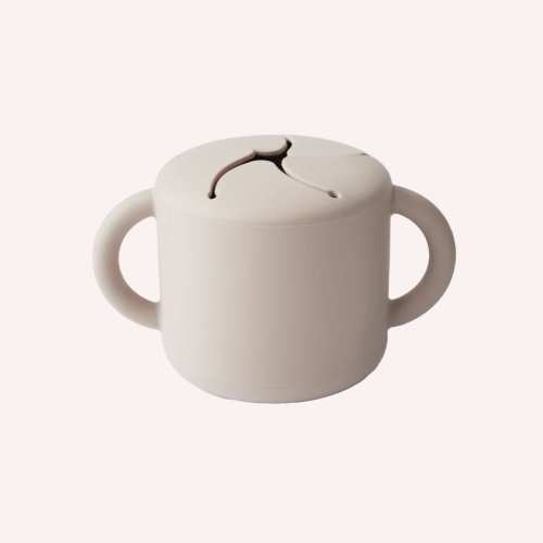 Mushie Snack Cup - Ivory