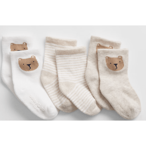 Baby Brannan Crew Socks (3-Pack) 0-3 month
