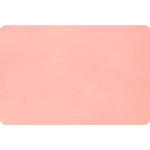 Fitted Crib Sheet in Solid Blush Minky