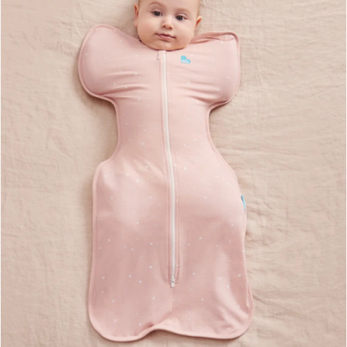 Swaddle Up™ 1.0 TOG Cotton Powder Pink Twinkle