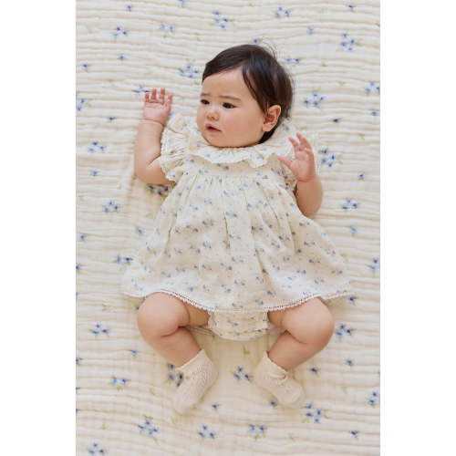Organic Cotton Muslin Frannie Playsuit-Molly Blue – Jamie Kay USA