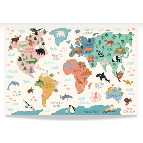 World Map Print