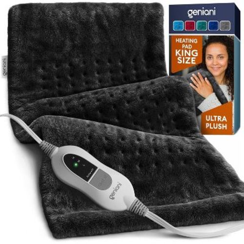 Geniani XL Heating Pad Black