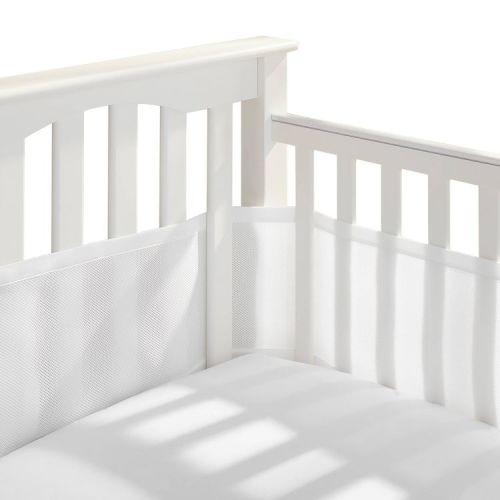 HALO Innovations Breathable Mesh Crib Liner, Full Size Crib - Classic, White