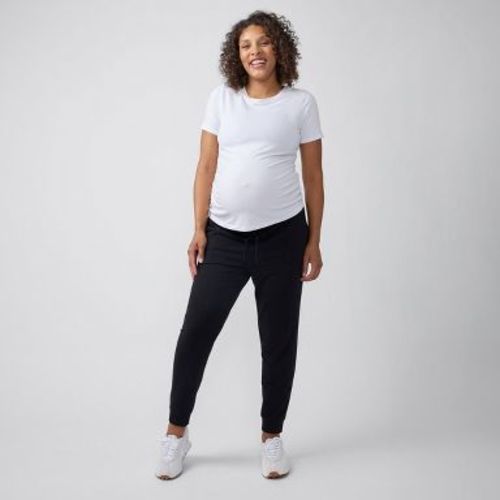 Ingrid & Isabel Everyday Maternity Knit Joggers - Black M