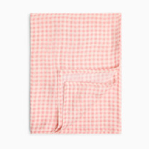 Tiny Kind Organic Cotton Muslin Swaddle Blanket - Pink Gingham