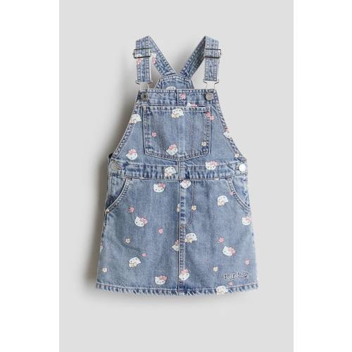 EMBROIDERY-MOTIF OVERALL DRESS