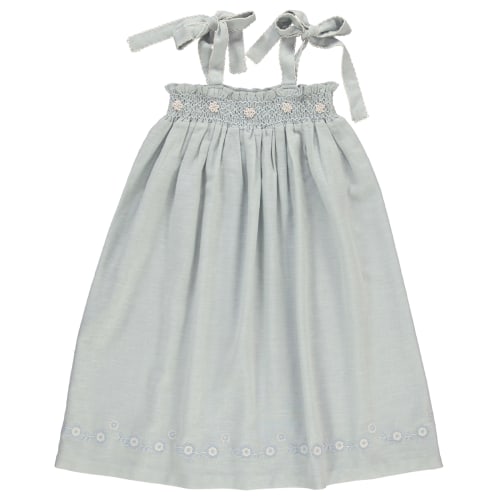 Maya Dress | Cloud Blue - 4Y - La Mère Village