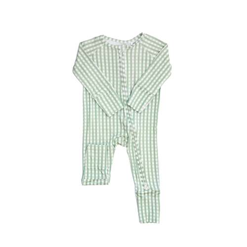 Sleep Romper - Gingham – Posh Tots Children's Boutique